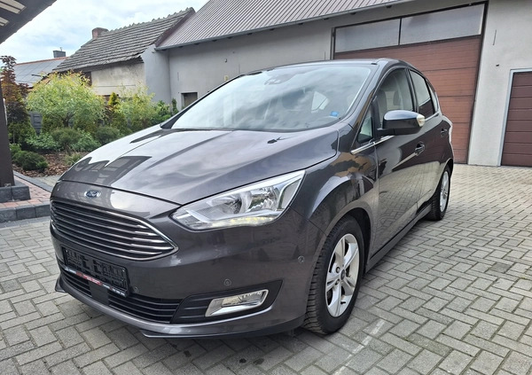 Ford C-MAX cena 52800 przebieg: 164213, rok produkcji 2018 z Rawicz małe 407